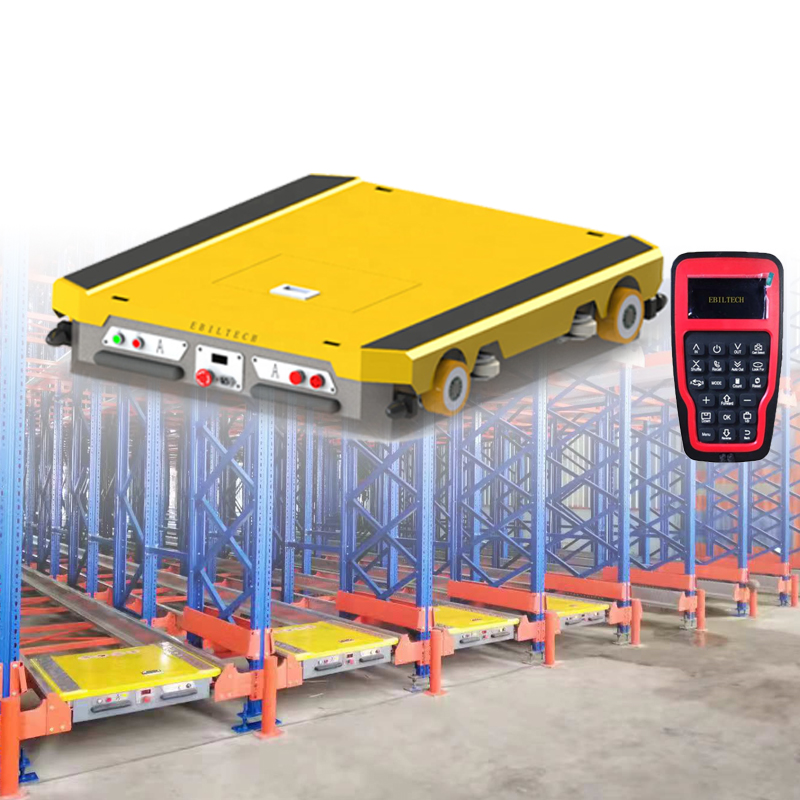 Heavy Duty Industrial Warehouse Pallet Radio Shuttle Robot Car