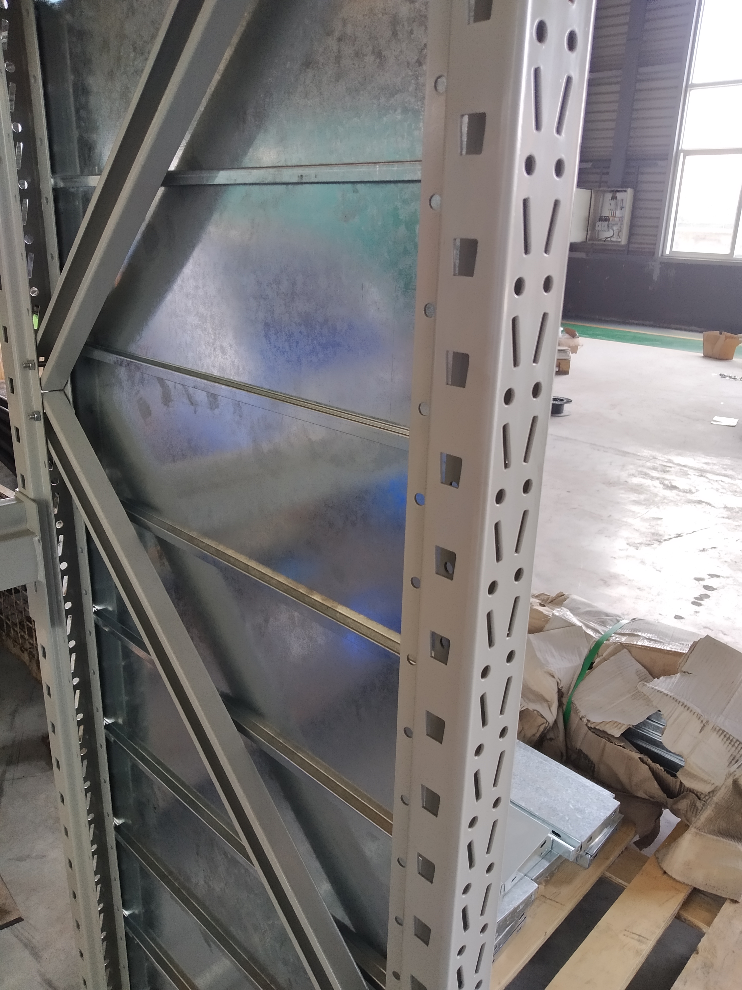 200-800kg Per Layer Selective Pallet Racks & Stacking Shelves Heavy Duty Warehouse Steel Electrostatic Powder Coated