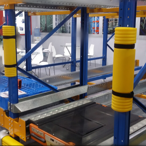 FEM 10.2.02 IMPACT TEST PVC Column protection Guard for Racks 2017