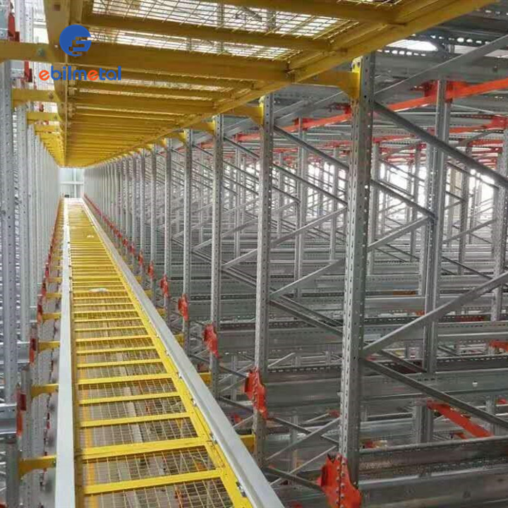Customized Drive in AS/RS Stacker Crane for Smart Warehouse Storage Racking System
