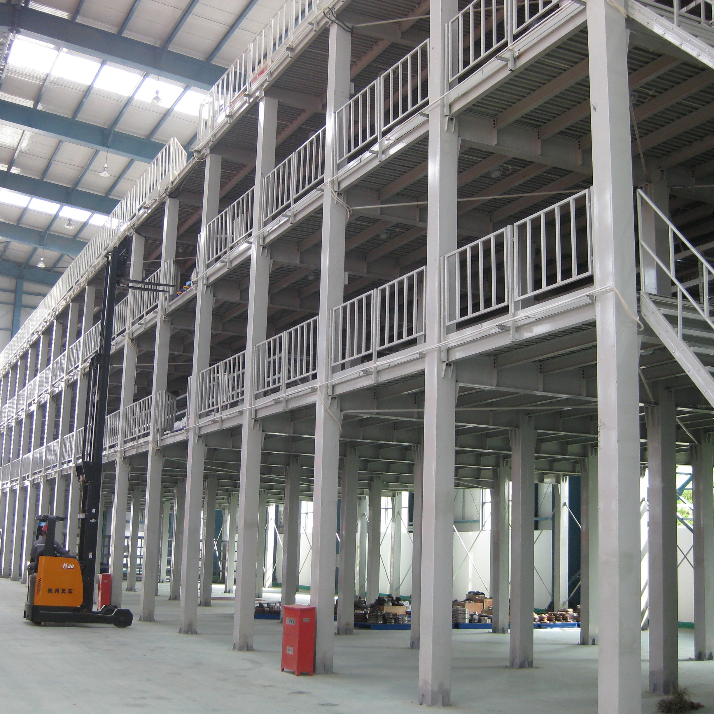 Muti-tier Mezzanine Floor Racking for Equipment Storage Steel Platform