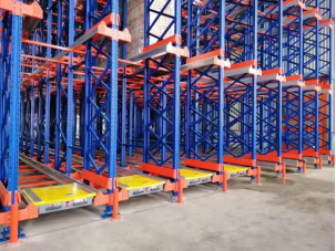 Warehouse Storage Radio Shuttle Rack & Heavy Duty Racking