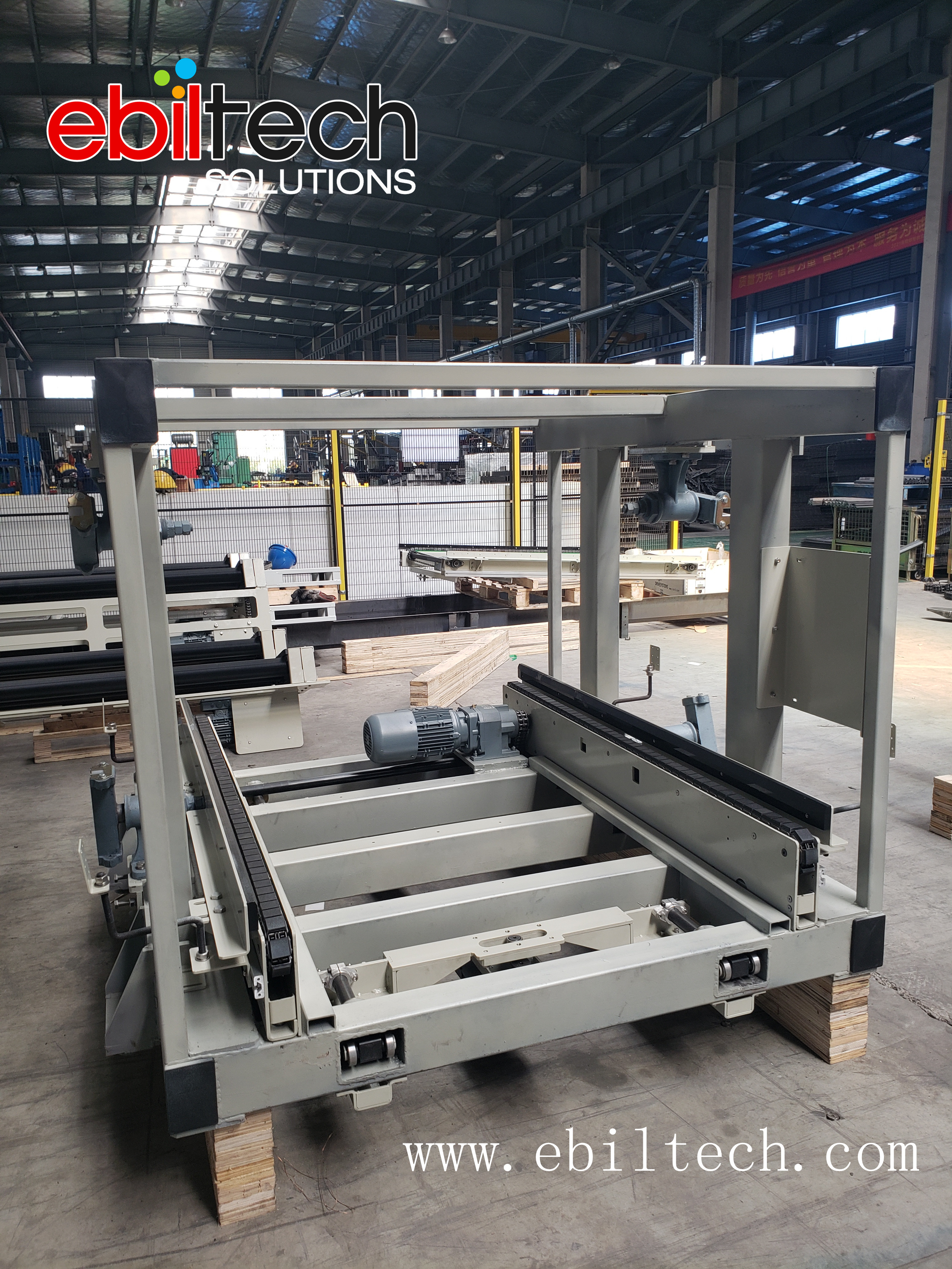 EBILTECH Heavy-Duty Vertical Lift Module Storage (VLM) Goods Cargo Lift for Warehouse Shelving System