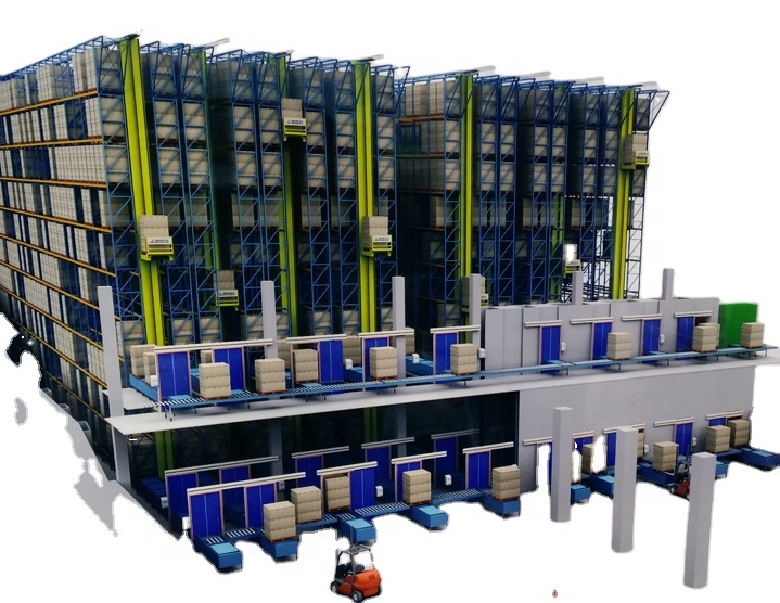Save Labor Cost 60% Steel Corrosion Protection Warehouse ASRS Automated Retrieval System
