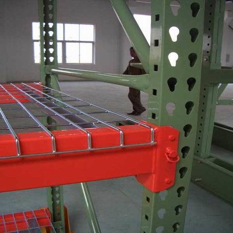 Custom Heavy-Duty Steel Shelving with Safety Pins Teardrop Pallet Racking CE Certified Powder Coated Warehouse Equipment