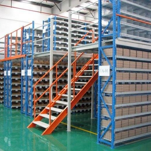 Steel Platform Multi-Level Heavy Duty Mezzanine Floor System CE Certification Corrosion Protection Customizable Layers for