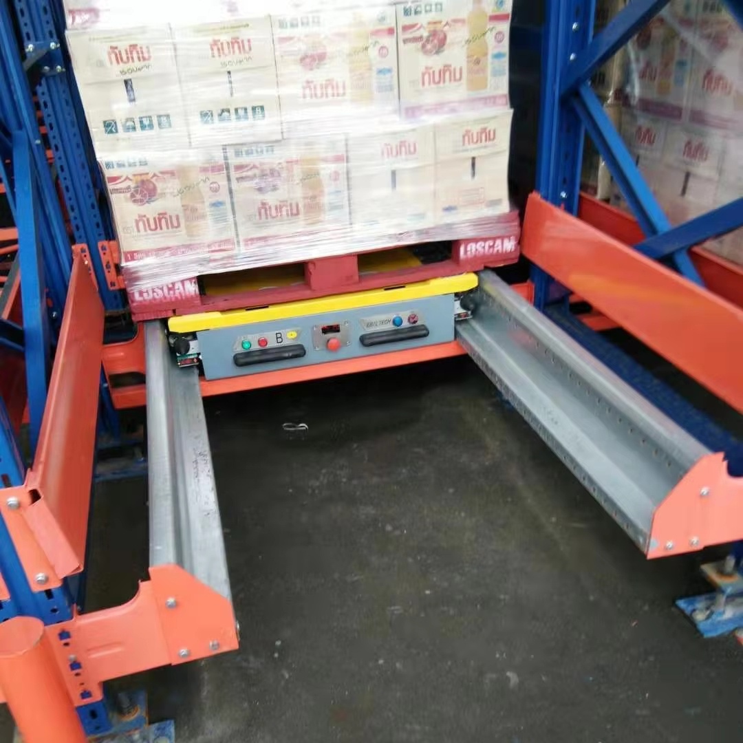 Automated Shuttle Pallet Racking System (ASRS) Radio Pallet Runner Mole Shuttle Pallet Racking System for Warehouse