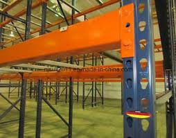 Green and Orange 2 Level Steel Teardrop Starter Unit Pallet Rack
