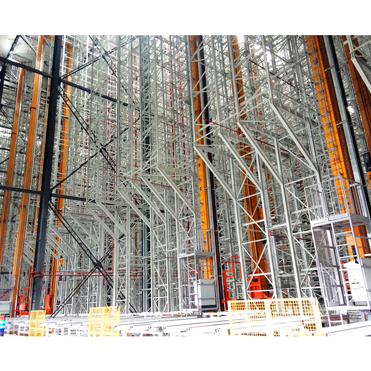 EBILTEC H Double Column Steel Q235 Stacker Crane Max 6 Tons Capacity Corrosion Protection for Automated Storage Retrieval