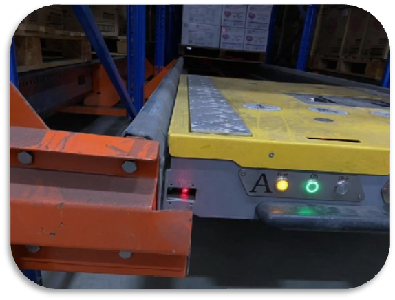 Radio Shuttle Storage System for Pallet Racks, Fast In/Out Inventory