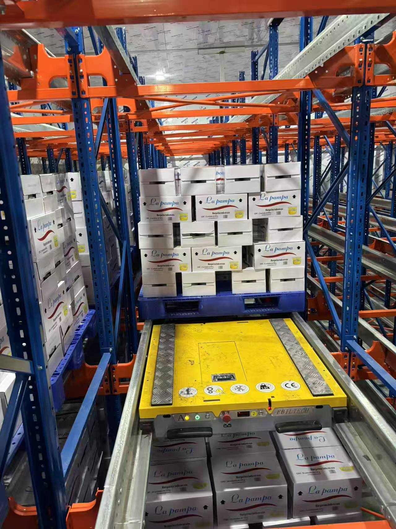 Radio Shuttle Storage System for Pallet Racks, Fast In/Out Inventory