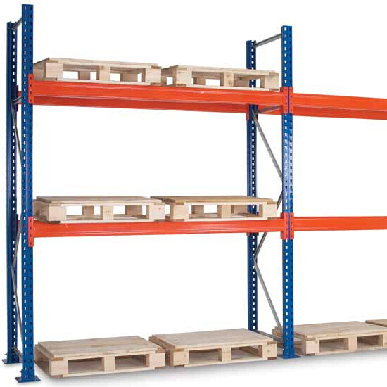 Individual Metal Pallet Access Flexible for Varied Inventory Steel Pallet Storage Racking Step Box Beam Corrosion Protection