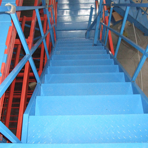 Steel Warehouse Mezzanine Floor Kit Industry Shelving Rack System with Stairs