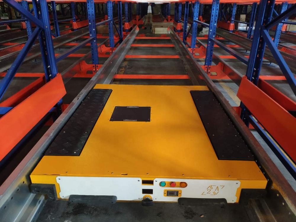 Seismic Semi Automatic Warehouse Pallet Shuttle Racking/remote Car Rack System