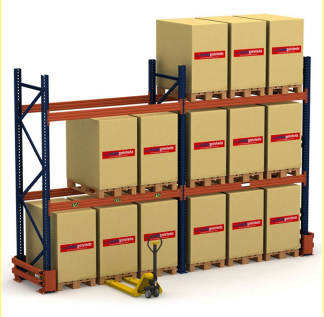 CE Certification Powder Coating Steel Pallet Racking System Warehouse Storage Estantes and Stacking Racks