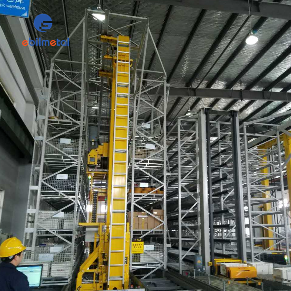 Custom Stacker Crane AS/RS Solution Smart Warehouse Storage Automation Racking Systems