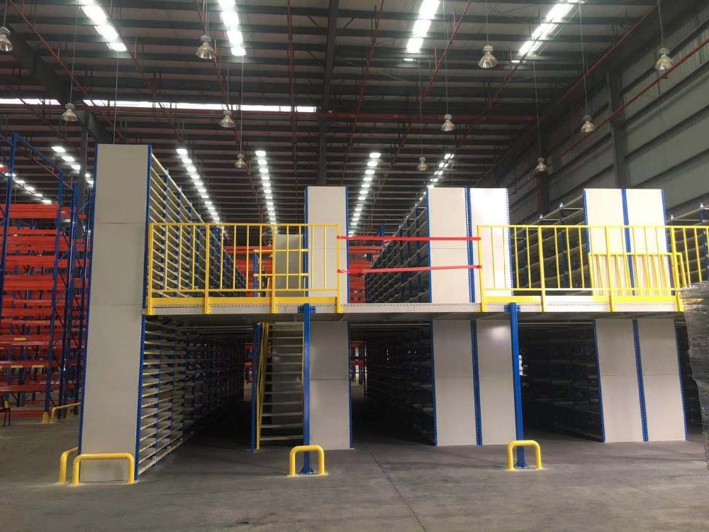Nanjing Rack Service 2-3 Levels Heavy Duty Mezanine Racks for Warehouse Storage