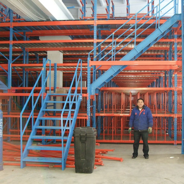Warehouse Multi-level Mezzanine Flooring Suspended Steel Grid Floor with Corrosion Protection Powder Coated ISO9001 Certified