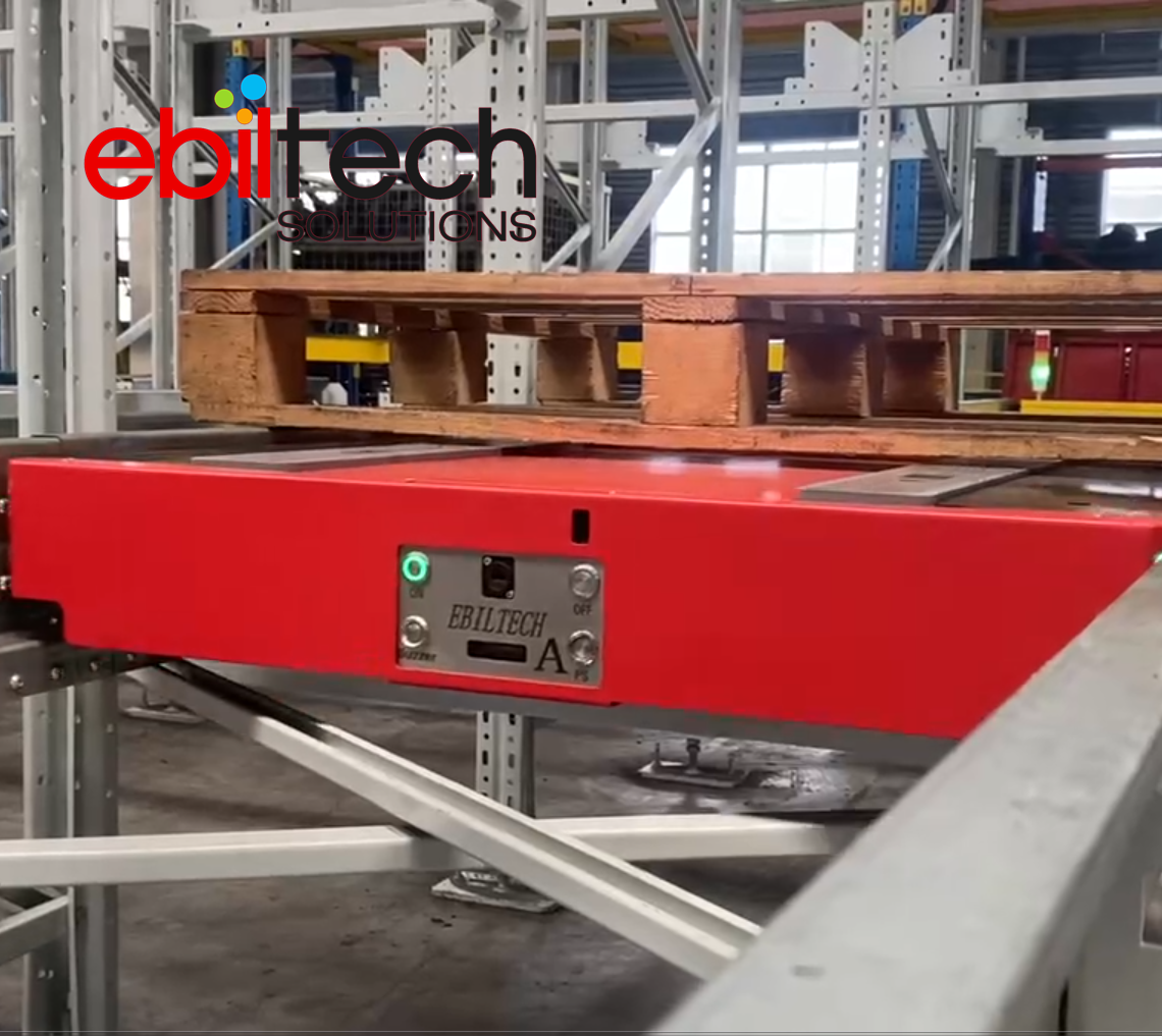 OEM/ODM Heavy Duty 4-direction Handling Shuttle Cart Robot with 1-2T Capacity for High-Density Stereoscopic Warehouse