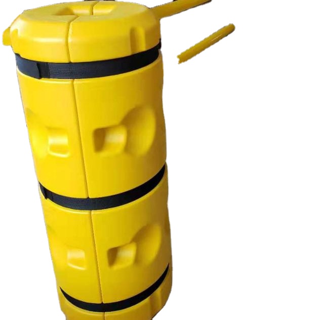 Heavy Duty Plastic Column & Corner Protection for Round Load-Bearing Pillars and Columns 4000kg Capacity