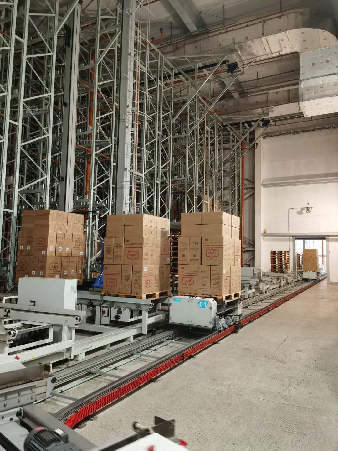 Rail Guided Vehicle Storage ASRS Shuttle Rack System