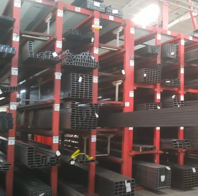 Long  Material Warehouse Storage Shelving Racking Honeycomb Rack Bee Type Racks for Pipes