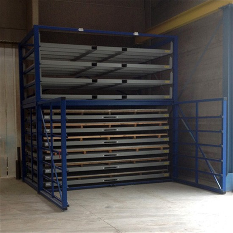 Automatic 5-Layer Steel Sheet Metal Storage System with High Load Capacity and Corrosion Protection Single Tower