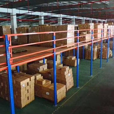 Cheap Steel Multi-Level Mezzanine Racking Floor Shelving System Corrosion Protection Powder Coated ISO9001 Certified