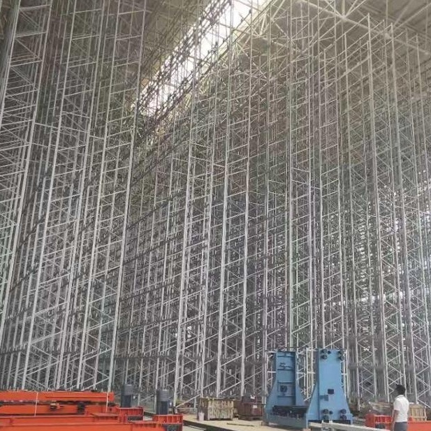 ASRS Rack Heavy Duty Automated Storage System with Radio Shuttle and Powder Coated Finish