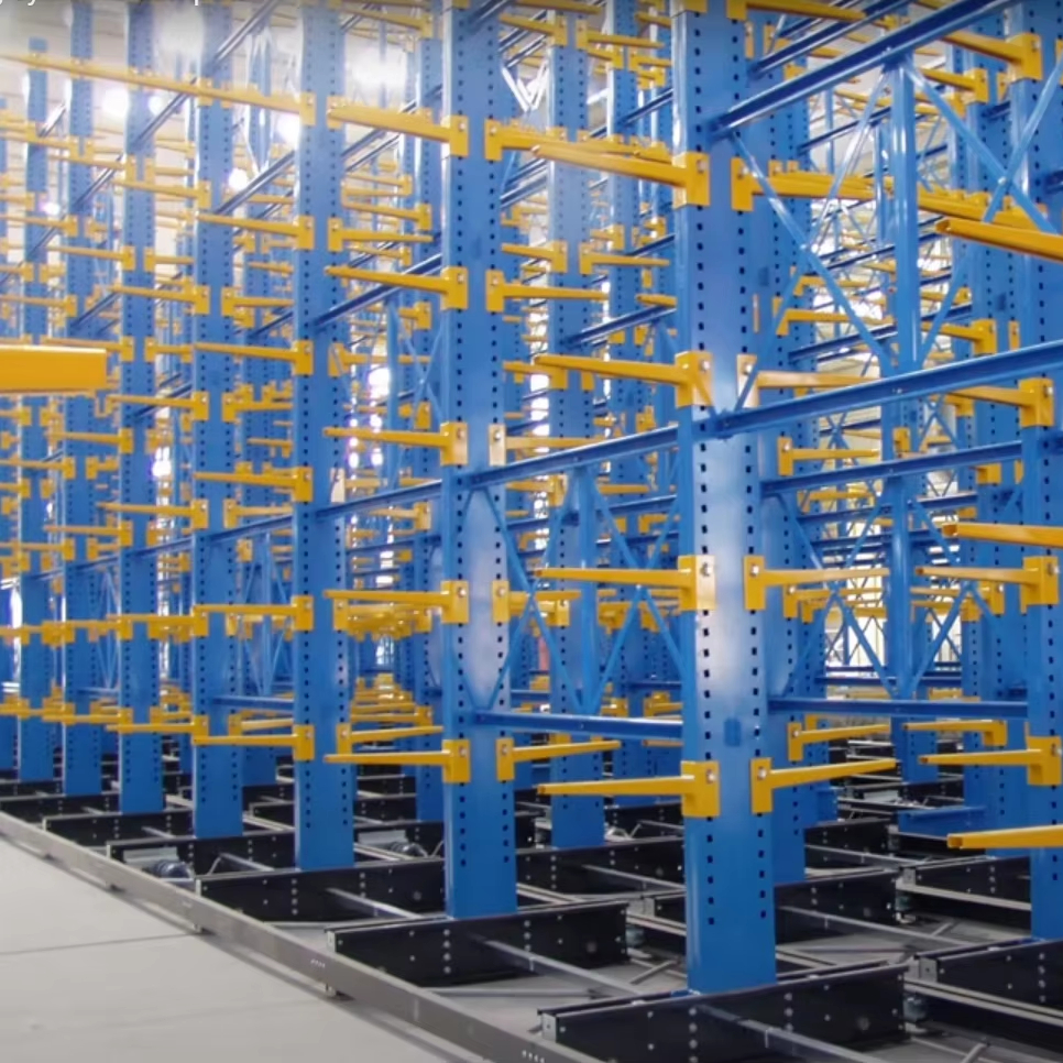 Customized Long Materials Storage Electric Mobile Cantilever System for Tubes