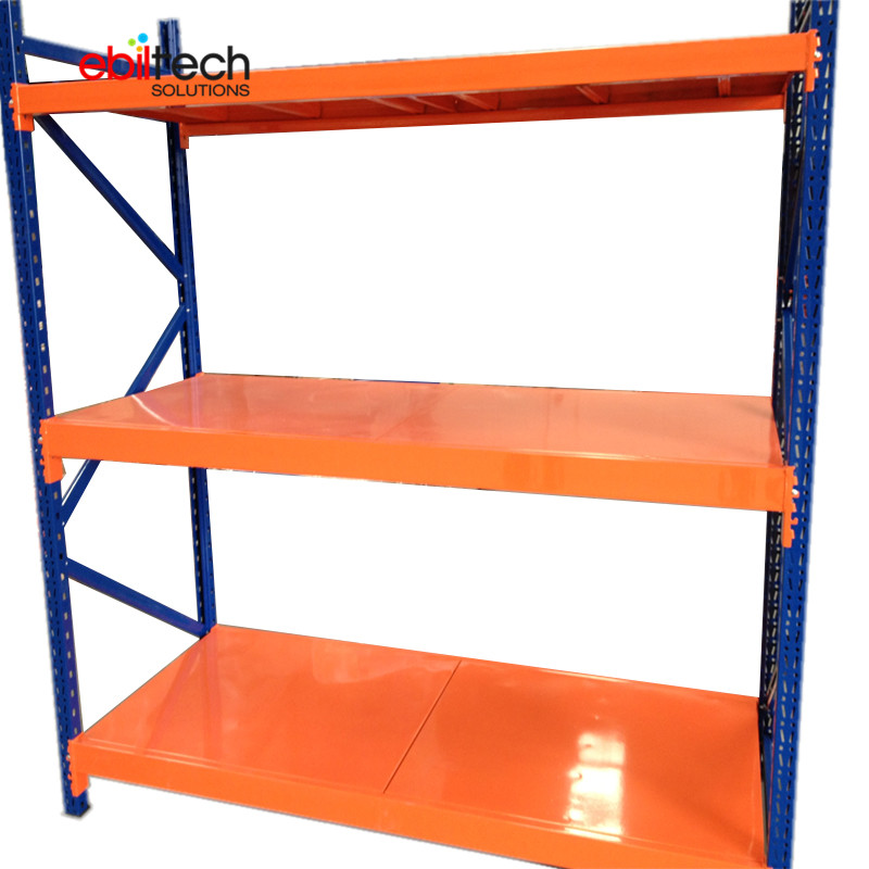 Longspan Shelving 300kg Customized 5 Layer Steel Corrosion Protection Medium Duty Racking CE Certified Warehouse Use