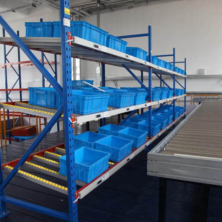Gravity Carton Flow Racking with Wheels,selective Warehouse Roller Racking System