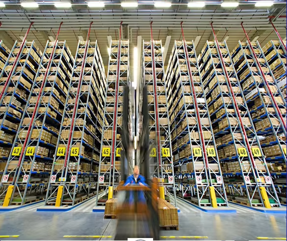 EBILMETAL Heavy Duty Selective Pallet Rack | Very Narrow Aisle (VNA) Cold Rolled Steel Warehouse Racking CE/TUV/ISO Certified