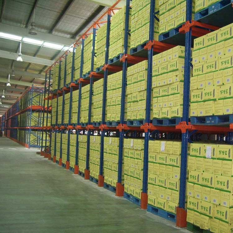 EBILMETAL High Density Drive-In Storage Racks | LIFO/FIFO Drive-In Pallet Racking System for Cold Storage