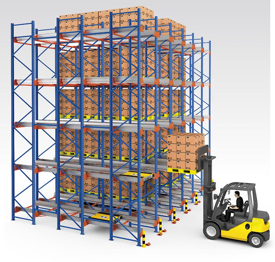Warehouse Robot Shuttle Smart Warehouse Pallet Rack Storage Equipment for Food Warehouse Racking System