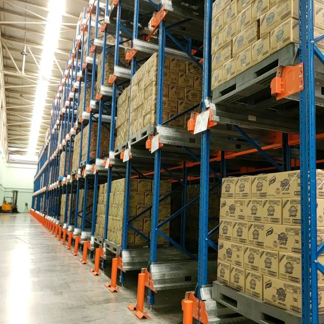 Automated Shuttle Pallet Racking System (ASRS) Radio Pallet Runner Mole Shuttle Pallet Racking System for Warehouse
