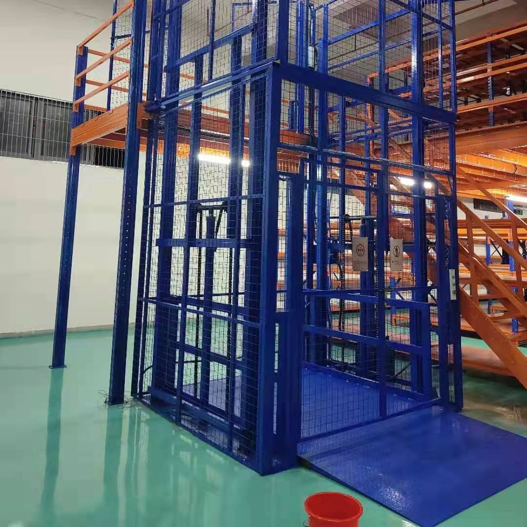 EBILTECH Heavy-Duty Vertical Lift Module Storage (VLM) Goods Cargo Lift for Warehouse Shelving System