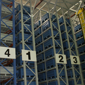 Automatic Warehouse Racking Retrieval Racking ASRS Smart Rack Stacker Crane Racking System