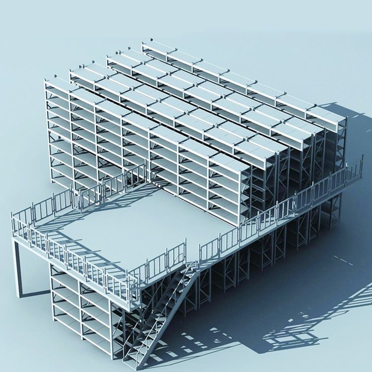 EBILTECH  Attic Shelves Can Be Freely Disassembled From the Steel Platform