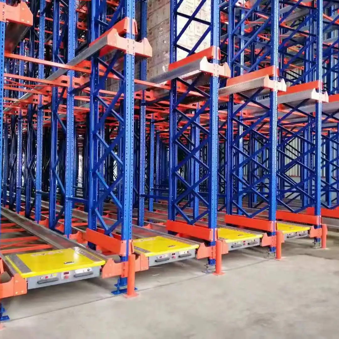 EBILTECH Automatic Pallet Shuttle Mover Storage Robot Material Handling Shuttle Car with CE Certificate