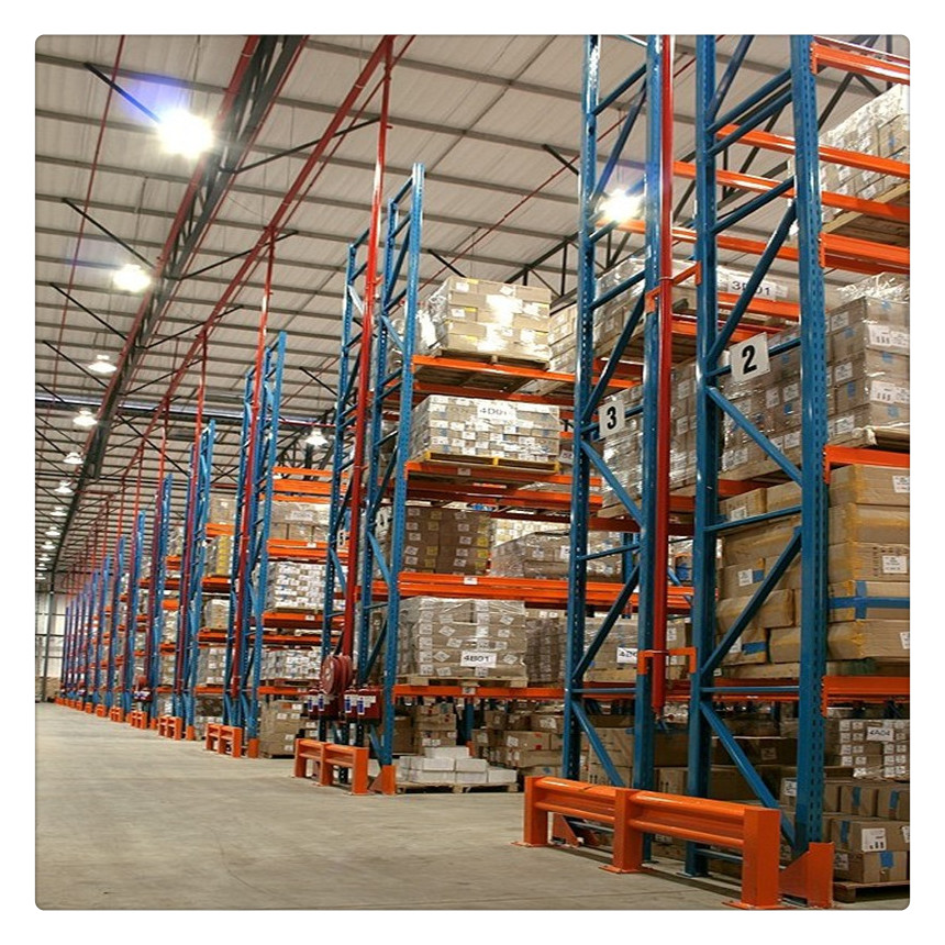 Customized Metal Selective Pallet Rack Accessories Support Bar Row Spacer Beam Frame Horizontal Bracing Upright