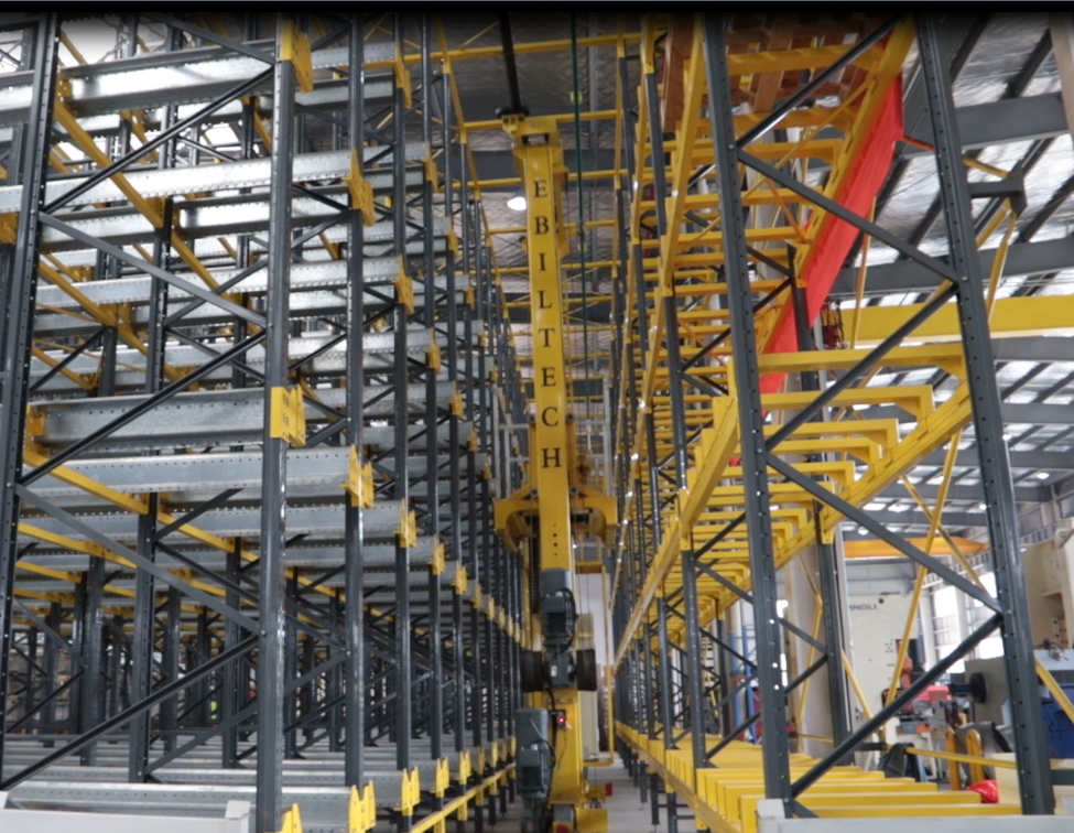 Stacker Crane for Automated Storage Warehouse Retrieval System