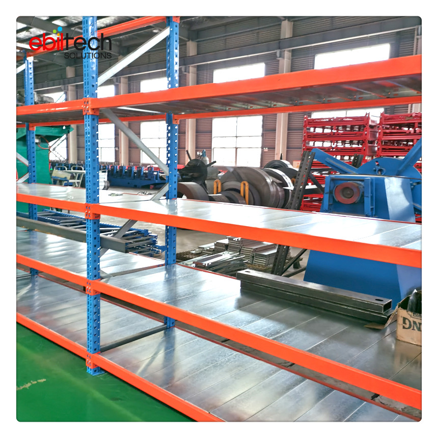 Longspan Shelving 300kg Customized 5 Layer Steel Corrosion Protection Medium Duty Racking CE Certified Warehouse Use