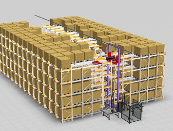 Stacker Crane +Pallet Shuttle for Warehouse Automatic Racking Systems