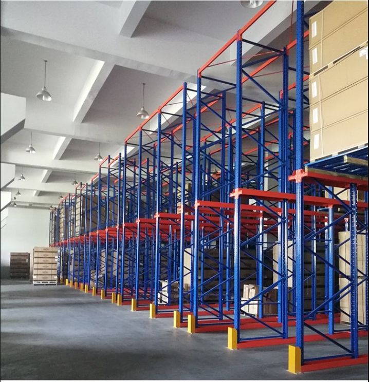 EBILTECH Industrial Steel Forklift Drive-in Pallet Rack System with Corrosion Protection CE Certified for Warehouse Storage