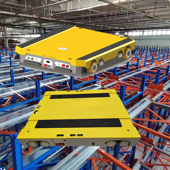 EBILTECH Automatic Radio Shuttle Car Mover Storage Robot with Metal Construction High Capacity CE Certified
