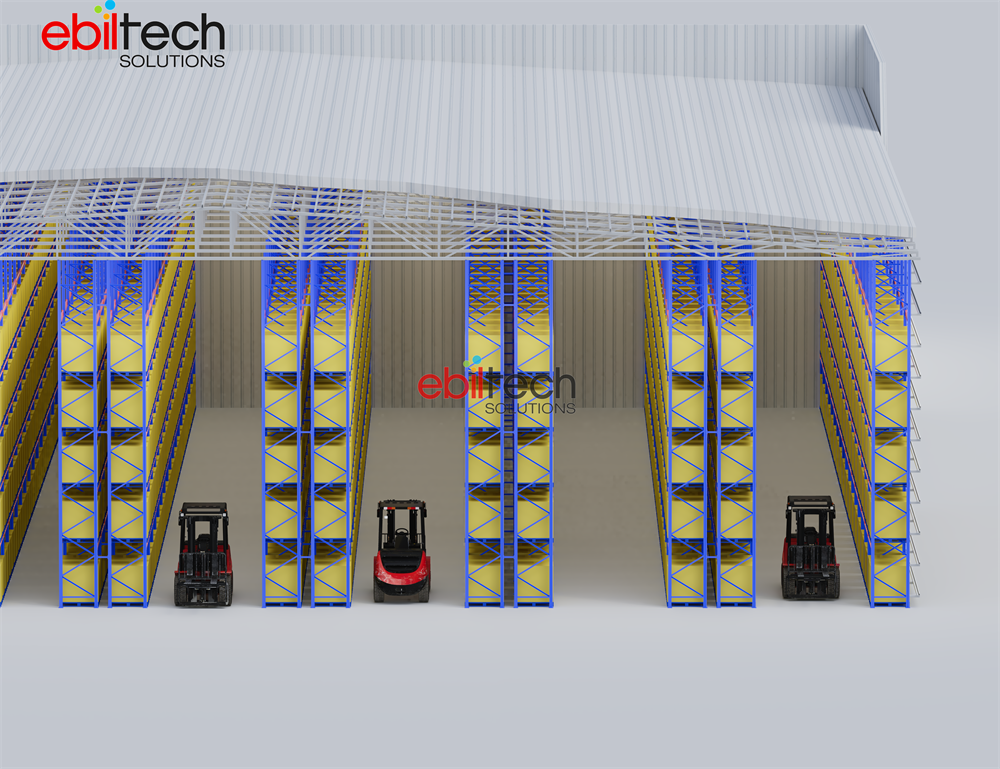 Heavy Duty Steel Pallet Rack-Multi-Layer Corrosion Protection Powder Coated for Wide Compatibility Warehouse Storage