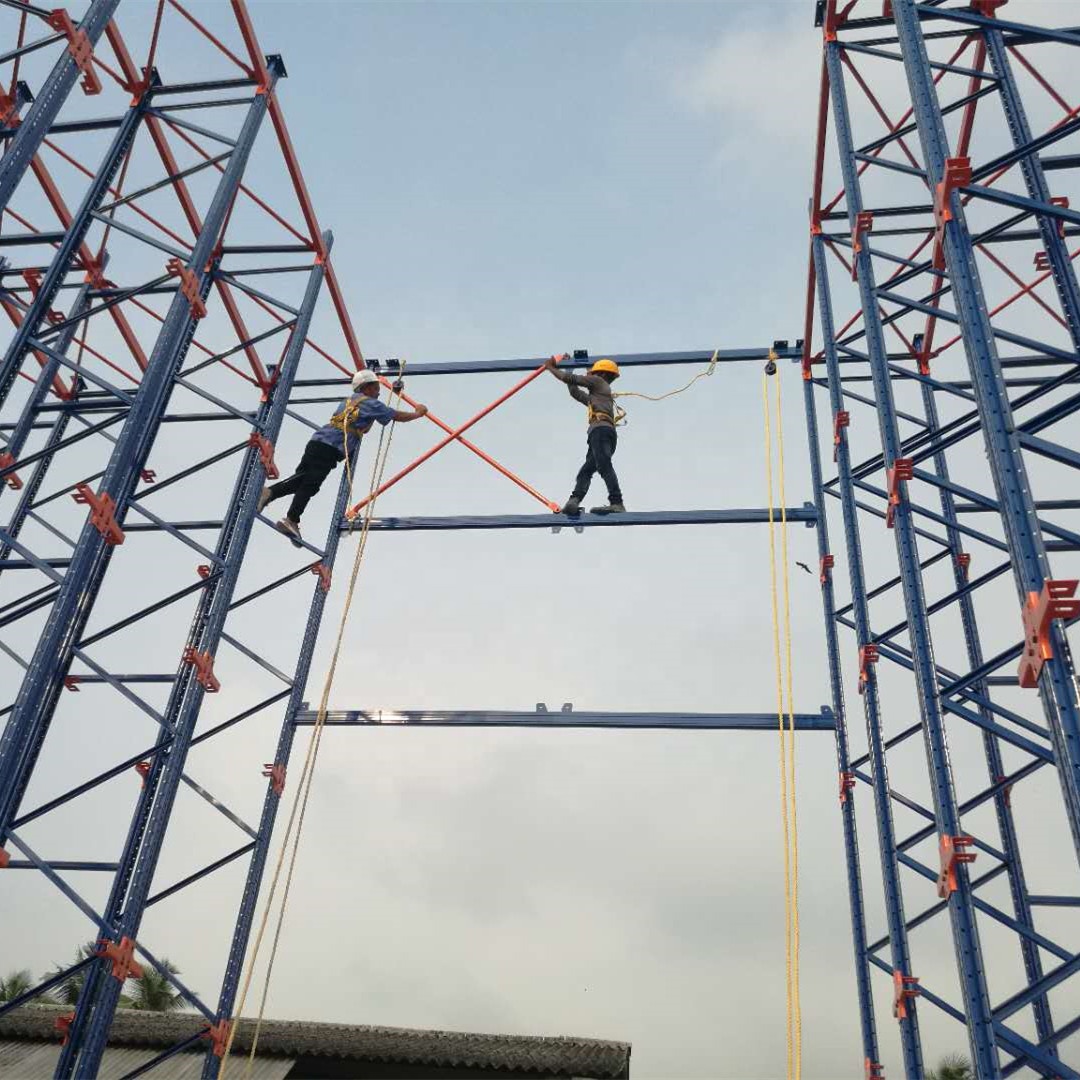 EBILTECH Clad-rack Warehouse Construction Rack Clad Building Commercial Warehouse Rack Numbering System