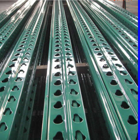 EBIL TECH USA Teardrop Type Rack Shelf Upright for Selective Warehouse Rack