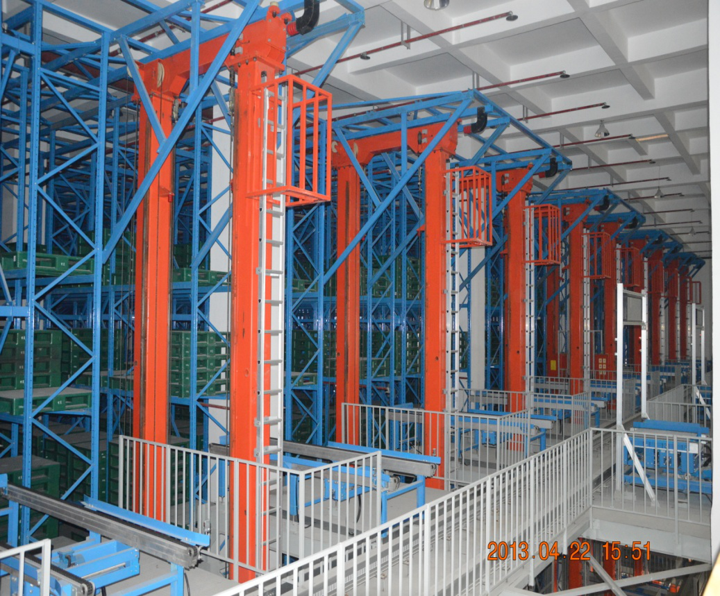 AS/RS Pallet Lifter Design Automated Stacker Crane for Automatic Warehouse Racking Storage System